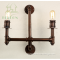China Supplier Sterling Wall Mount Iron Water Pipe Wall Light for Home Decoration